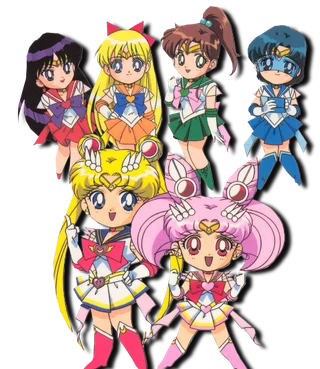 Les Sailor Senshi en version Super Deformed