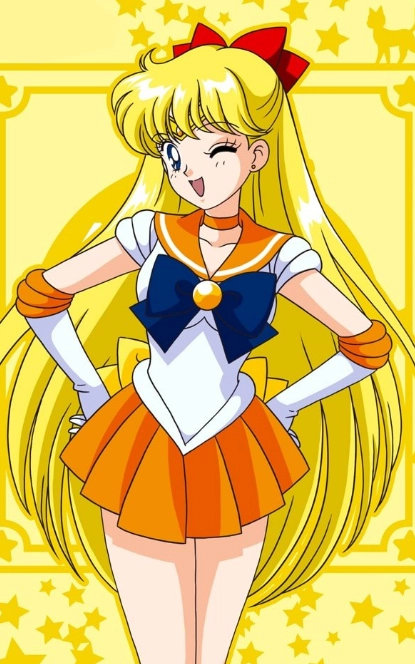 Illustration centrale de Sailor Vénus