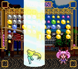 Screenshot 1 — Sailor Moon SuperS Fuwa Fuwa Panic Super Nintendo